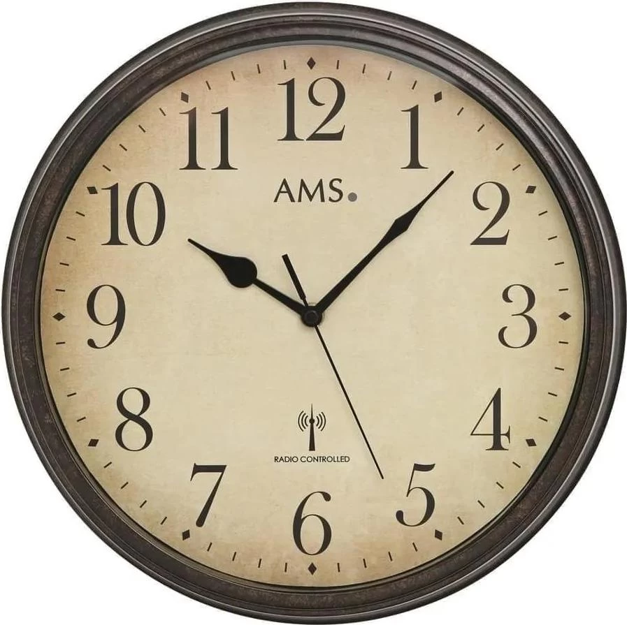 Rádiem řízené retro hodiny AMS 5962