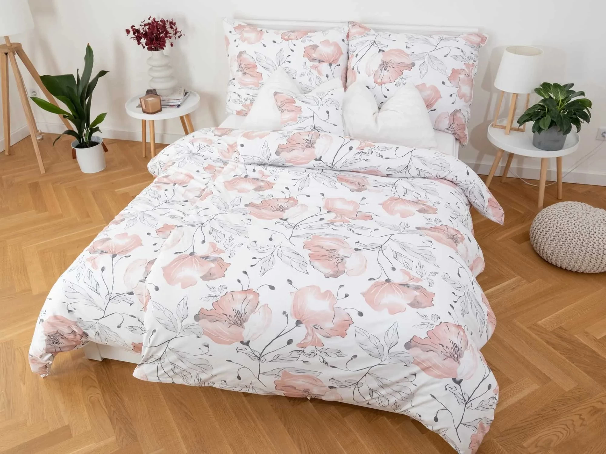 MKLuzkoviny.cz Povlečení Mako jersey – Elodie 140×200cm 70×90cm
