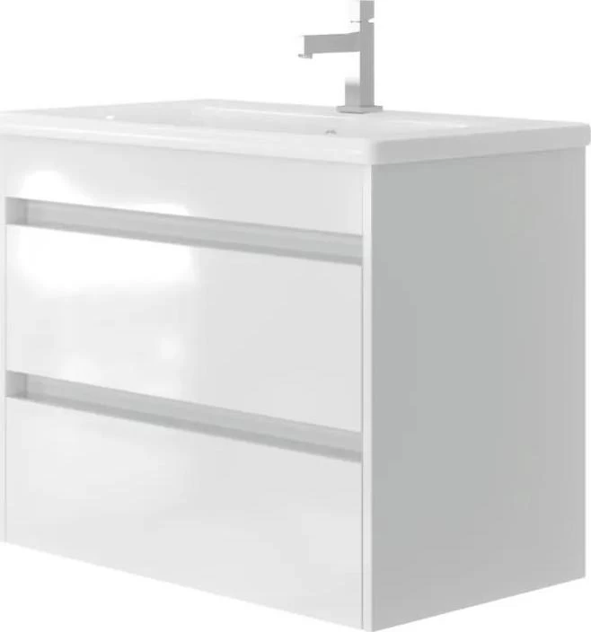 Kingsbath Luton II. 80 White koupelnová skříňka s umyvadlem