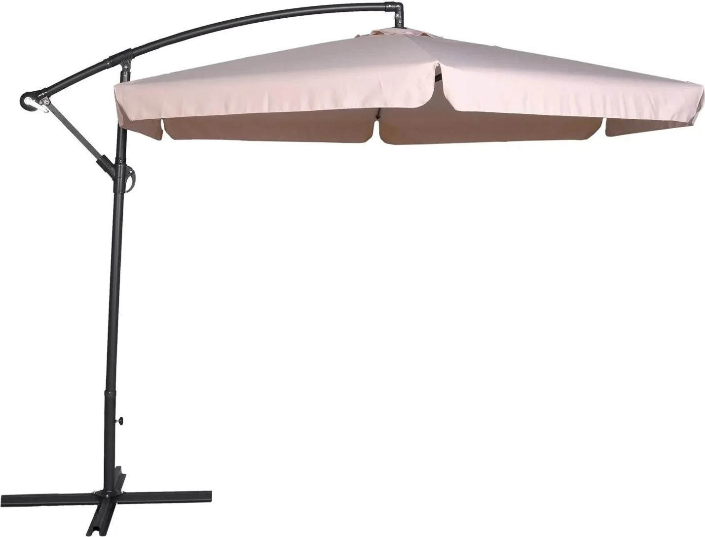 Bestent Zahradní skládací béžový slunečník 350cm