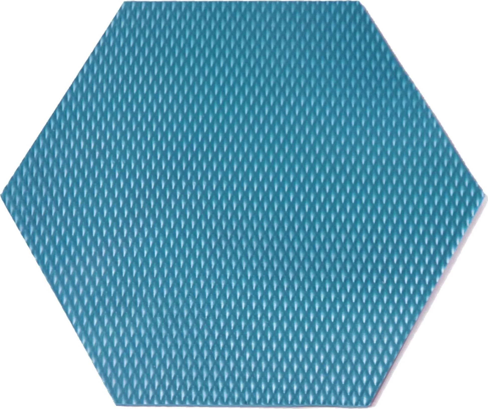 VYLEN Ochrana stěn POLYGON - 22 x 19 x 1 cm Barva: 52 Tyrkysová