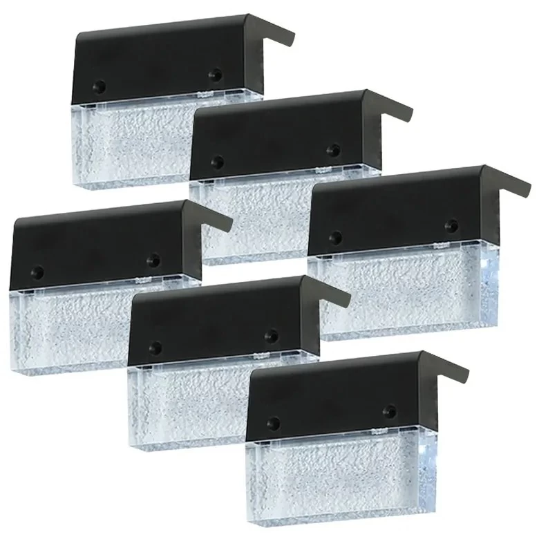 Venkovní solární LED osvětlení Immax DECK se světelným čidlem, 3500K + RGB, 1W, IP65, 6ks