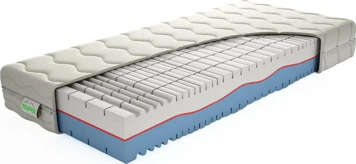 TEXPOL Luxusní matrace EXCELENT - oboustranní ortopedická matrace s Aloe Vera Silver potahem 90 x 200 cm