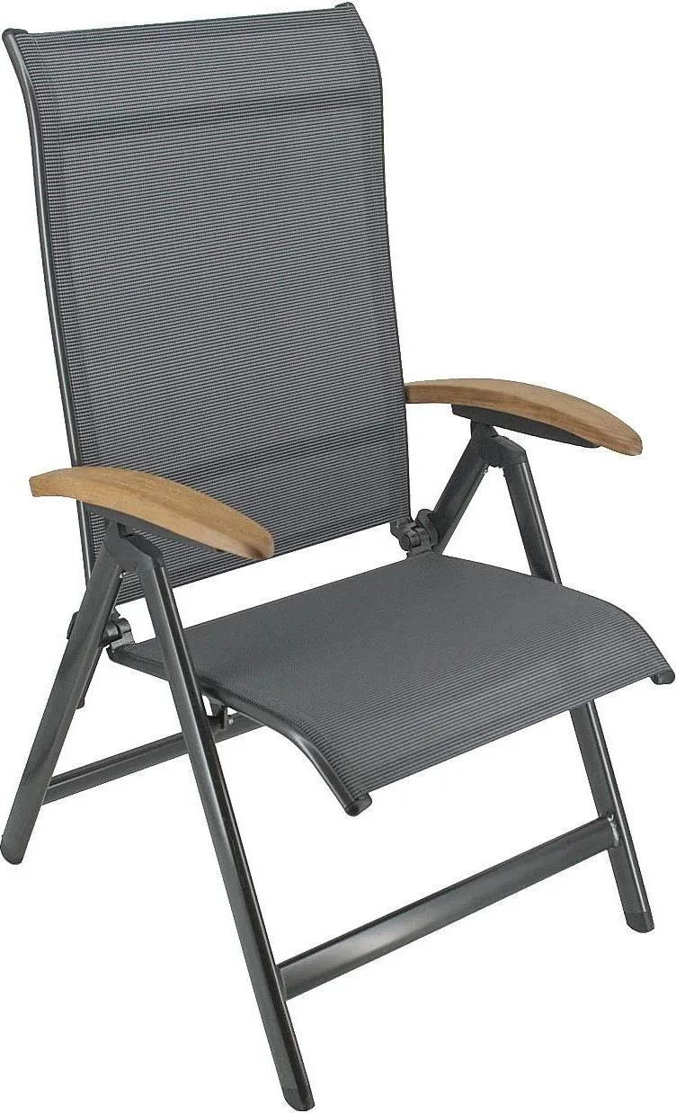 DOPPLER Hliníkové křeslo polohovatelné YELMO (teak)