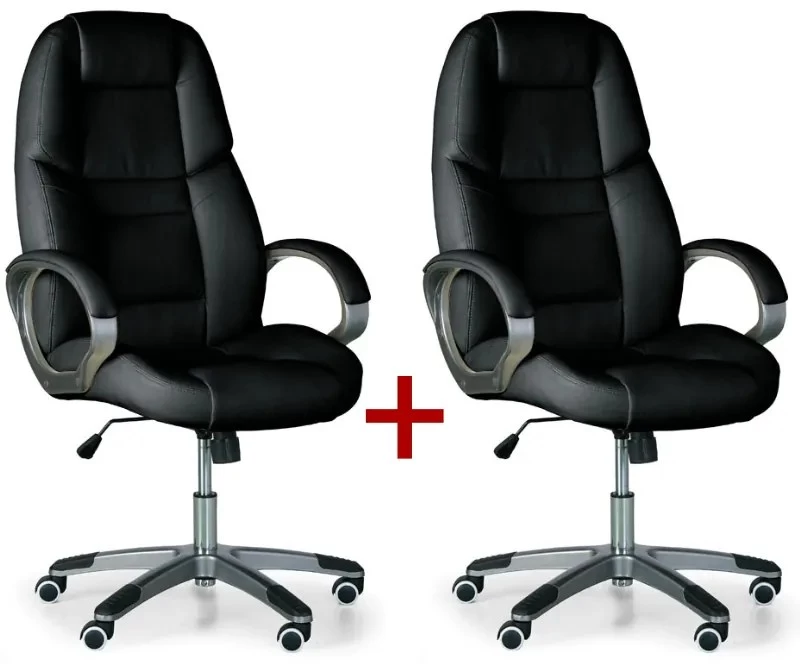 Kancelářské křeslo KEVIN 1+1 ZDARMA, černá