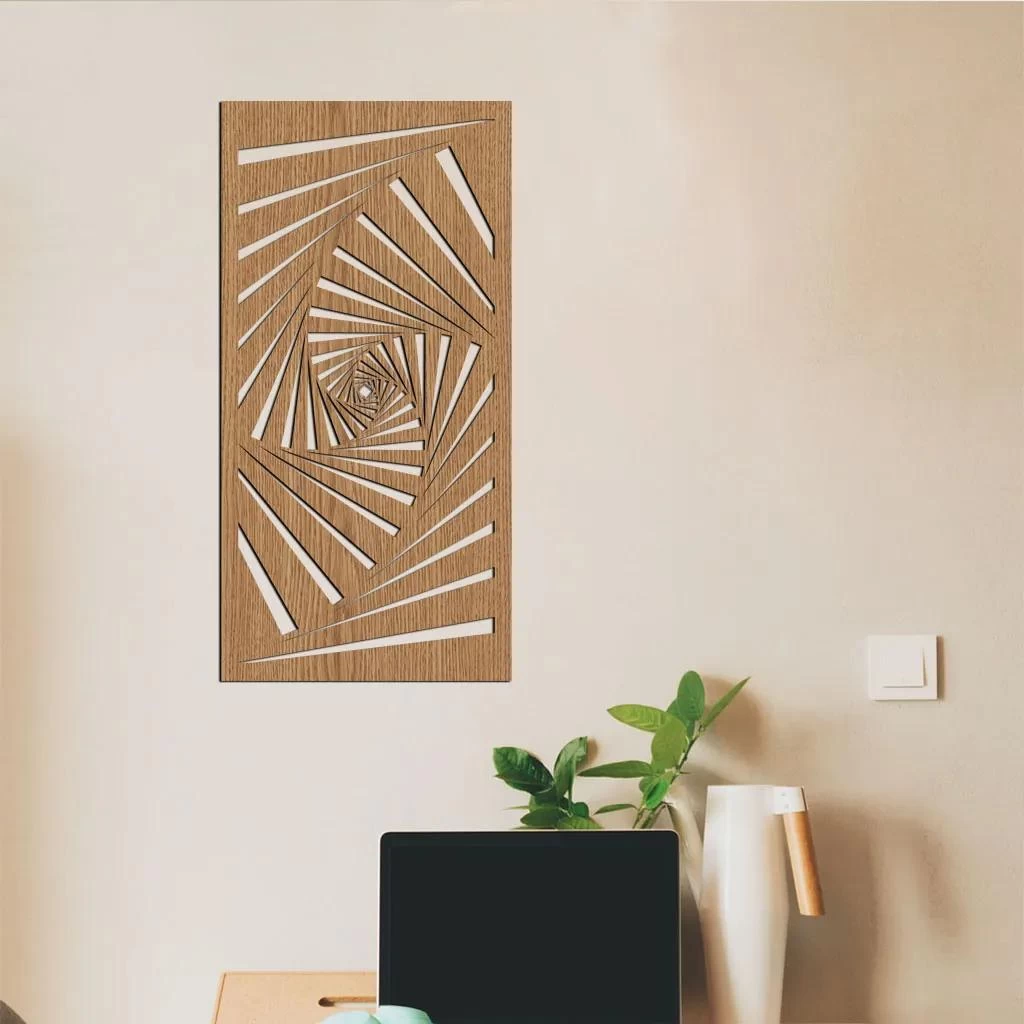 dřevo života Dřevěný dekorační panel na zeď SCHODIŠTĚ Rozměry (cm): 20x40, Zvolte barvu dekoru: Horský dub