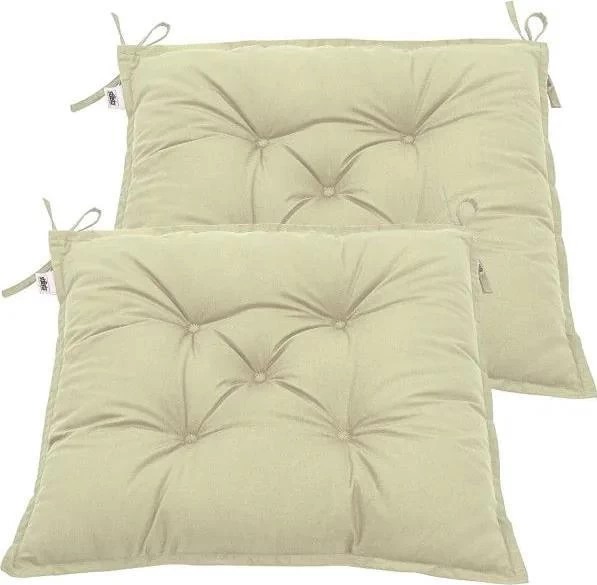 Stilista 87522 STILISTA Sada 2 podsedáků na sezení 40 x 40 x 8 cm, krémová