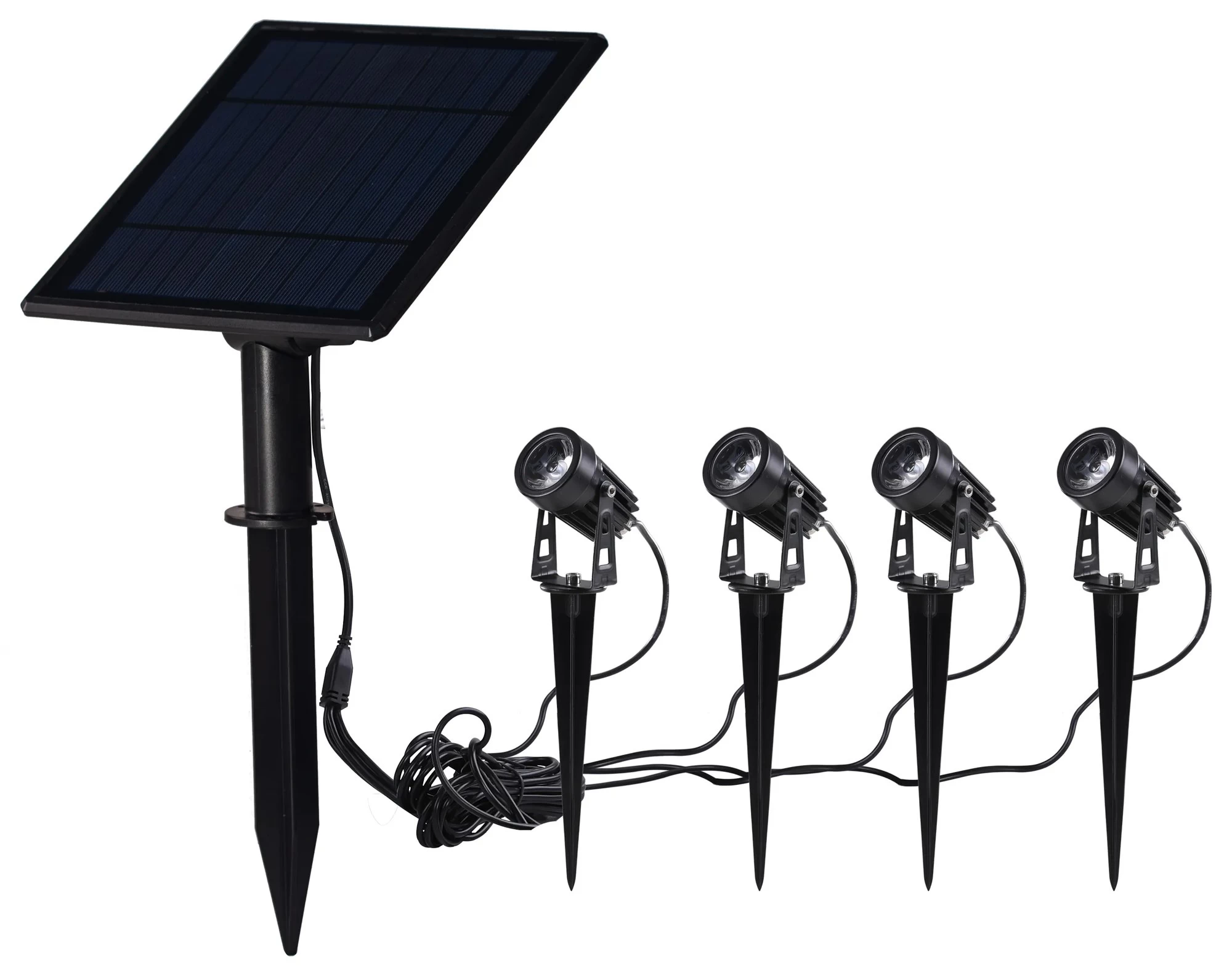 Immax NEO LITE REFLECTORES smart LED solární bodové svítidlo, RGB, IP65, Bluetooth, TUYA