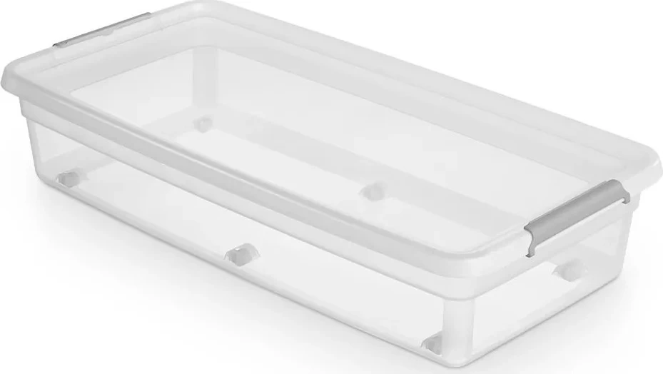 ALTOM Úložný box pod postel, na balící papíry, s víkem a kolečky - 78x39x16cm BASESTORE