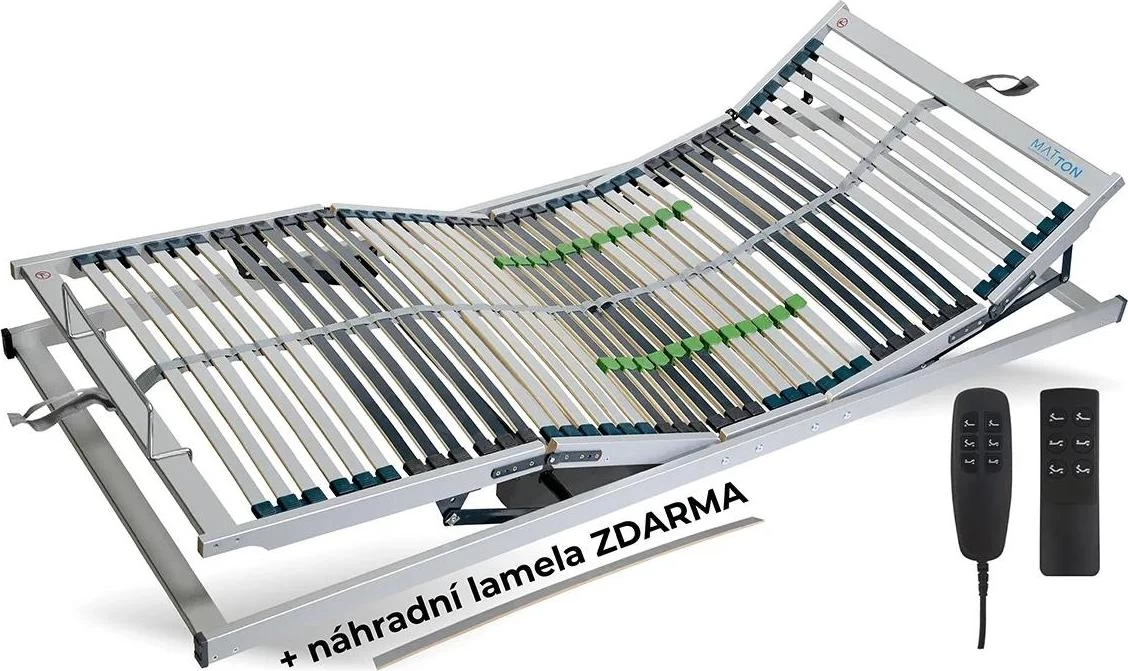 Lamelový rošt BEDTON SLIMTON 42 MOT 80x200 elektrické motorové polohování