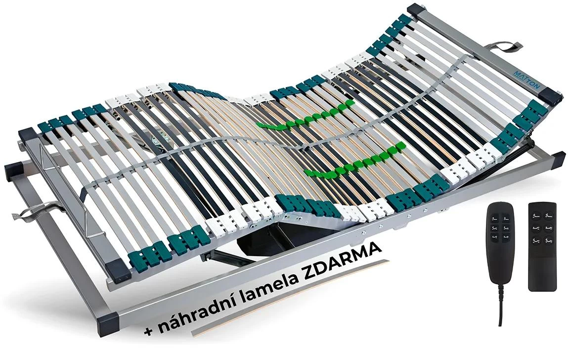 Lamelový rošt BEDTON SILVERTON 42 MOT 120x200 elektrické motorové polohování