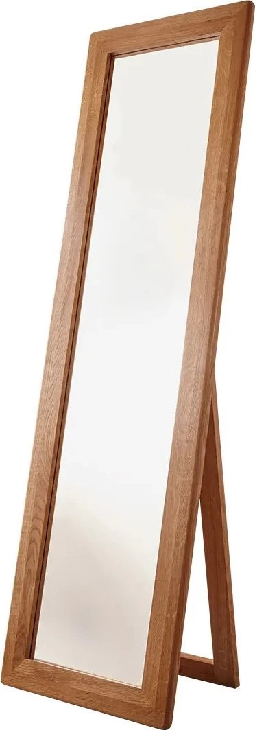 KATMANDU Zrcadlo stojaté dubové Gialo, masiv, 175x50x35 cm