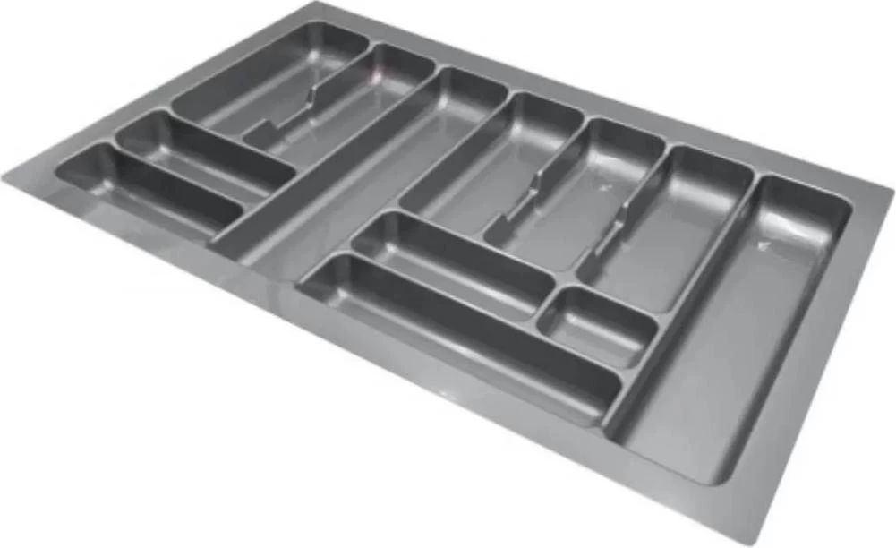 In-Design Příborník UNI 490 mm šedá metalíza - různé šířky Šířka příborníku (mm): 808 - 835