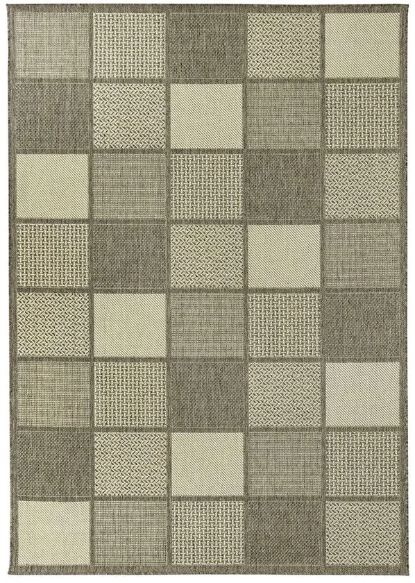 Breno Kusový koberec SISALO 85/W71E, 40x60 cm, Hnědá/Vícebarevné