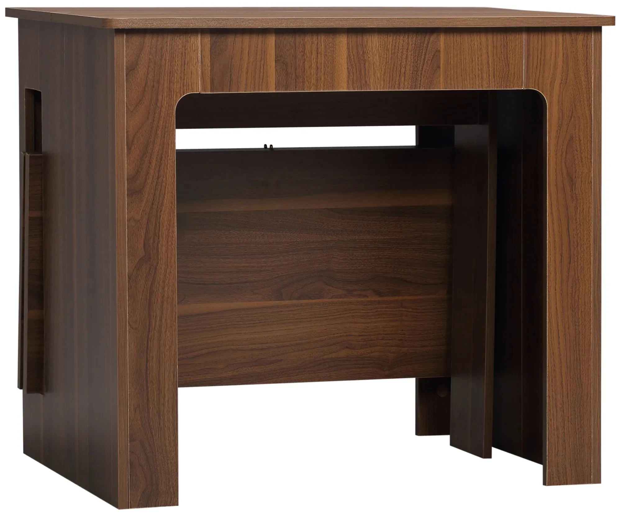 HOMCOM jídelní stůl rozkládací stůl rozkládací kuchyňský stůl jídelní stůl do obývacího pokoje jídelna moderní design hnědá 180 x 85 x 75cm | Aosom